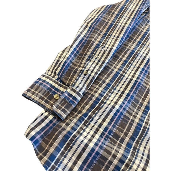 Ariat Pro Series Classic Button Down Shirt Mens Small Plaid Long Sleeve … - Picture 4 of 8